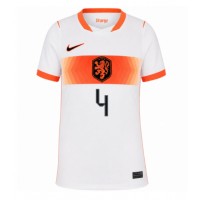 Fotbalové Dres Nizozemsko Virgil van Dijk #4 Dámské Venkovní MS 2026 Krátký Rukáv